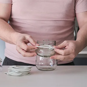 sourcing map Silicone Seals for Mason Jar 12pcs - Rubber Gasket for Glass Jars Wide Mouth Leak Proof Fits Canning Lids (White) 86mm - Silicone Seals for Mason Jar