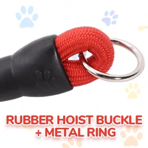 Slip Collar Dog Training Choke Collar Round Climbing Rope Material Dog Adjustable P Collar Soft No Pull Collar Rope for Pet Walking Suitable for Small Medium Large Dogs(Black L) L Black - detail