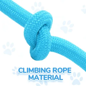 Slip Collar Dog Training Choke Collar Round Climbing Rope Material Dog Adjustable P Collar Soft No Pull Collar Rope for Pet Walking Suitable for Small Medium Large Dogs(Black L) L Black - detail