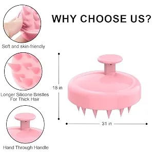 Hbaid Root Comb Applicator Bottle with Scalp Massager Shampoo Brush Hair Coloring Dye and Scalp Treatment Head Relaxation Tools White(3 Pcs) 3pcs White - product information 3