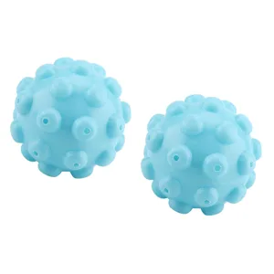 SEAFRONT 2Pcs/Set Blue Pvc Reusable Washing Liquid Dosing Ball Mr Steamy Balls Laundry Washing Fabric Softener Ball Accessories - Washing Liquid Dosing Ball
