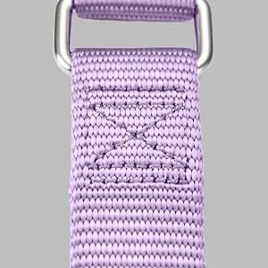 Mikivery Martingale Dog Collars Nylon Adjustable and Safety Choke Training Violet Comfortable Pet Collar for Medium and Large Dogs Violet M:35.5cm-53cm - VOILET 3