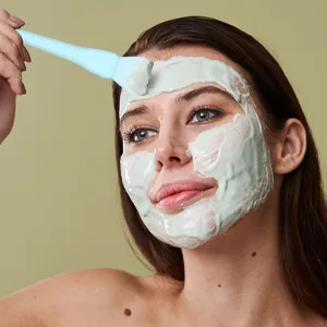 Ouligay 2Pcs Silicone Face Mask Applicator Face Brush Soft Silicone Facial Applicator Brushes Beauty Tool for Applying Mud Body Lotion Mixed Mask - Face Mask Applicator