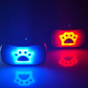 MASBRILL Bark Collar for Small Medium Large Dog Anti Barking Dog Collars Rechargeable with Vibration Beep Training Stop Dog Barking Deterrent Device with 7 Sensitivity Levels-Blue Light - dog bark collar