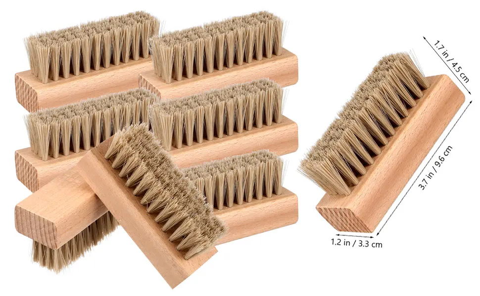Abaodam 10Pcs Shoe Brushes Traditional Leather Shoe Polish Brushes Boots Polish Cleaning Brushes - Shoe Brushes