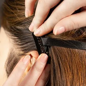 4Pcs Facelift Bands with Clips Adjustable Elastic Instant Face Lift Band Invisible Hairpin Face Stretching Lifting Strap Face Slimming Band Wrinkles Remove Belt for Face Shaping(Brown) - product information 3