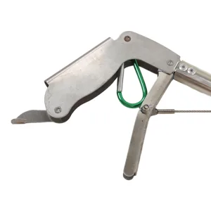 Zerodis Snake Tong Stainless Steel Long Foldable Self Lockable Reptile Catcher Portable Reptile Handling Tool - product information 7