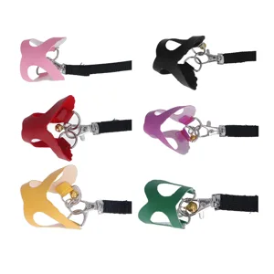 BAOFUYA Hamster Harness and Leash Set No Pulling Guinea Pig Striped Harness Hamster Harness Vest or Ferret Iguana Hamster Bearded Dragon Black - product information 2