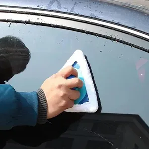 YOPOTIKA Double Window Glass Cleaning Tool Side Magnetic Brush Cleaner Wiper Surface for Single-Layer 3-8mm Thick Windows Equipped with 2m Anti-Dropping Rope - Cleaning Windows Tools