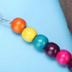 Chicken Swing Natural Wooden Toy Hen Medium Large Bird Macaw African Grey Cockatoo Toy - product information 4
