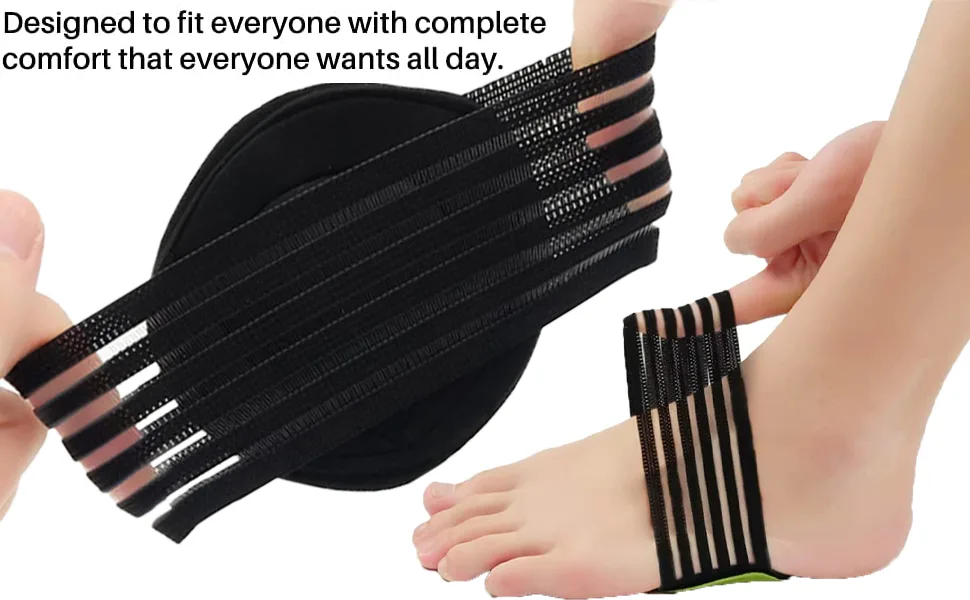 DFsucces 2 Pairs Extra Thick Cushioning Compression Arch Support Breathable Flat Foot Correction Foot Pad for Plantar Fasciitis Support for Pain Relief & Sore Green - product information 1
