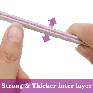 FRIUSATE 10 pieces White Nail Buffer Block with Nail Files Nail File Sanding Blocks Smoothing Shaping and Buffing for Natural Acrylic and Gel Nails - nail files buffer block