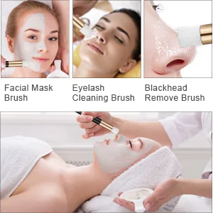 Molain Lash Shampoo Brushes 20 Pieces Nose Pore Deep Cleansing Brush Facial Brushes Eyelash Extensions Brush Washing Brush Lash Cleanser - multi-functional make up brush