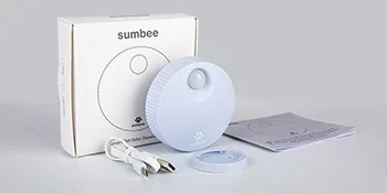 Sumbee Cat Litter Deodorizer Smart Pet Odor Eliminator Machine Rechargeable Smell Remover Unscented Dust-Free Versatile Function to Purify Odors from Pet House Toilet Wardrobe USB Powered Blue - parcel