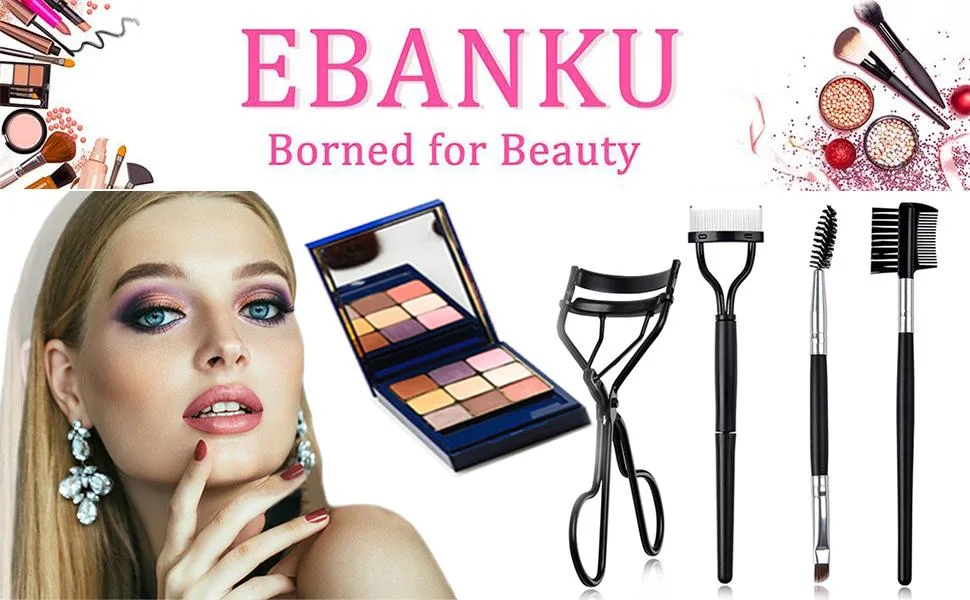Eyelash Comb Lashes Curler EBANKU 4Pcs Eyebrow Brush Comb Eyelashes Separator Tool Double Ended Professional Eye Brow Spoolie Brush for Makeup Grooming 4 Picecs - Eyelash Comb Lashes Curler