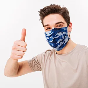 NU R 10pcs Camouflage 3 Ply Disposable Face Mask Mask with Filter Layer and Elastic Earloop Retail Sealed Bags CAMO-026 - product information 3