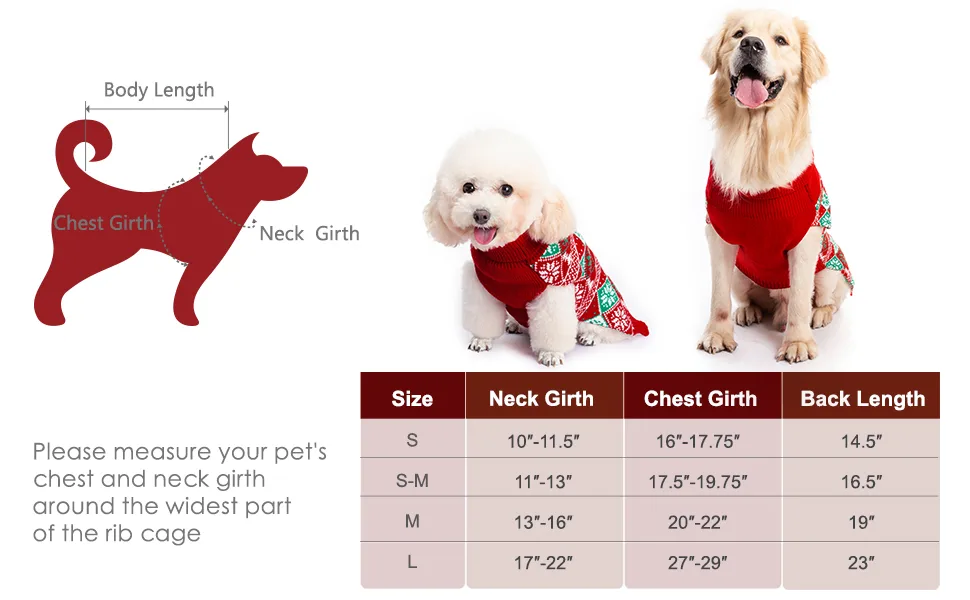 KOOLTAIL Turtleneck Dog Jumper Soft Sweater Coat Warm & Comfortable Dog Knit Winter Clothes Outfit Medium Red - product information 2