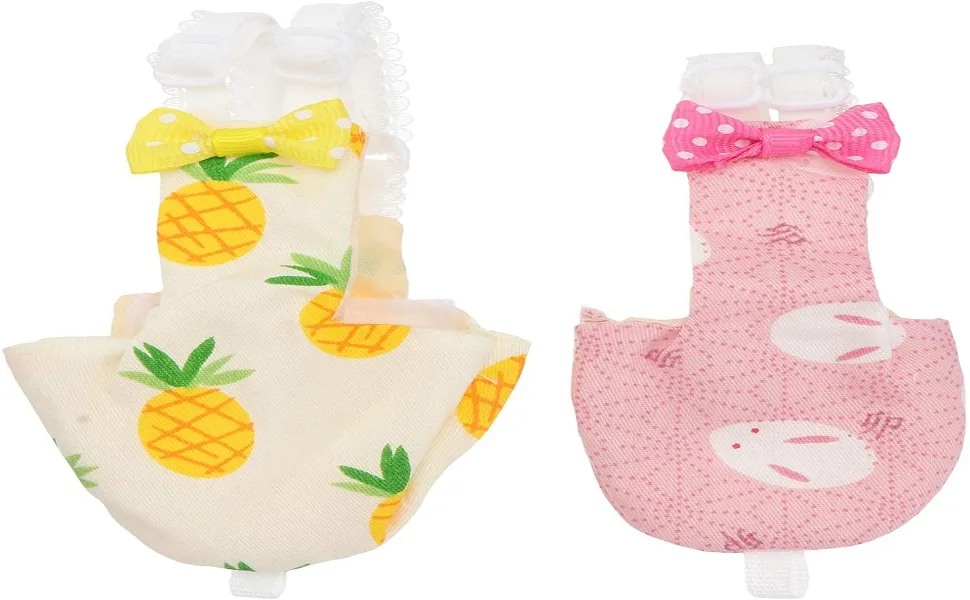 POPETPOP 2Pcs Bird Diaper Parrot Flight Suit Bird Parrot Nappy Pant Pilot Clothing for Parakeet (Random Style) 12 x 6 x 0.3 cm - 2Pcs Bird Diaper
