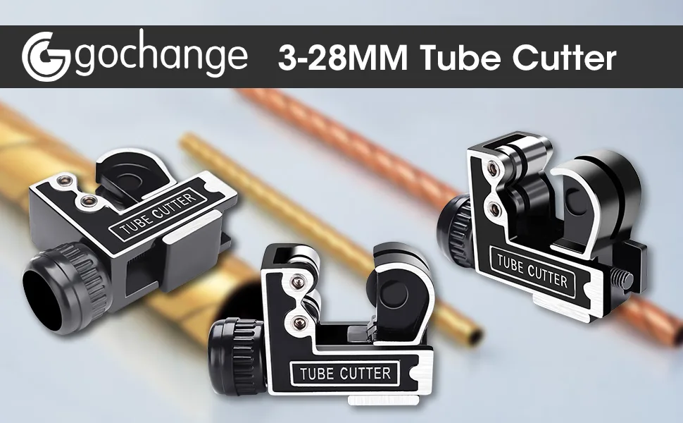 3-28mm Mini Pipe Cutter GOCHANGE Pipe Cutter Copper Pipe Cutter Cutting Tools for Cutting Pipes of Copper Brass PVC Aluminum Plastic - product information 1