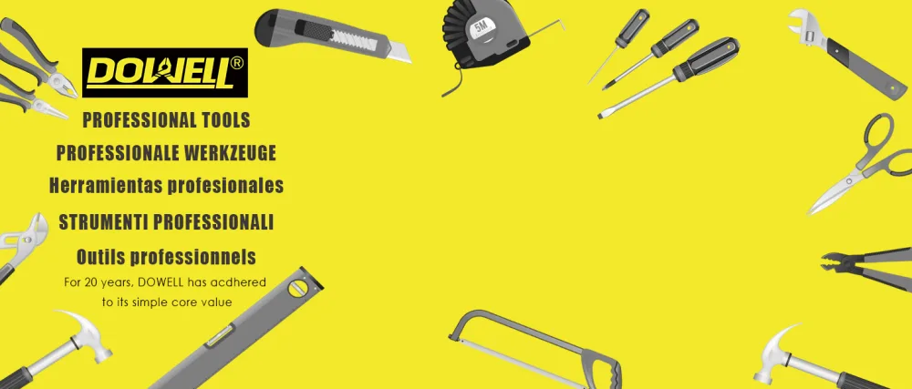 DOWELL Micro Cutter Flush Cutter Electronics Soft Wire Cutter Professional Cutting Copper and Aluminum Wire Cables (1PC) - product information 4