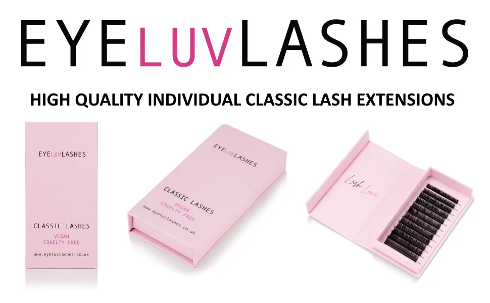 Classic Lash Trays Silk Eyelash Extensions Individual Eyelashes Soft Lightweight Lashes Semi Permanent Eyelashes Eyeluvlashes (D Curl 0.20 13mm Length) D Curl 0.20 13mm Length - Classic Lash Trays from Eyeluvlashes