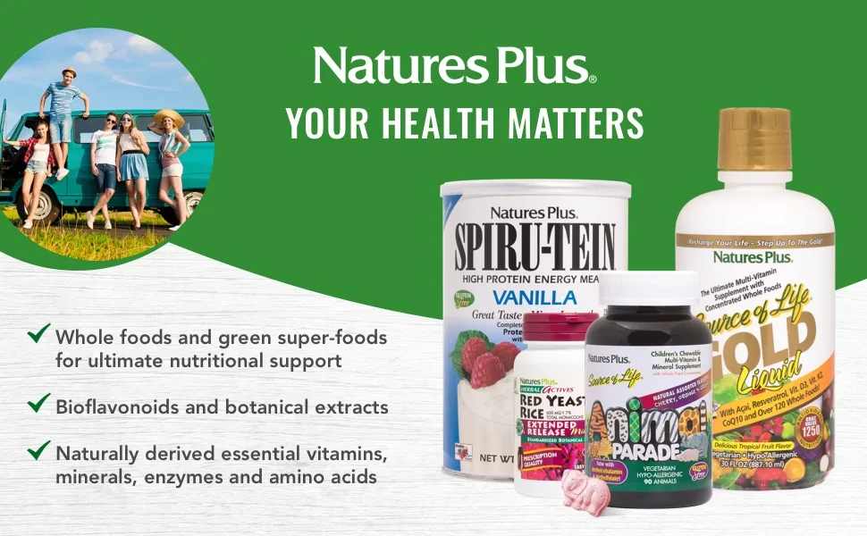Nature's Plus Mega-Stress Complex 90 Tablets - Your Health Matter. Whole foods and green super foods for ultimate nutritional support.