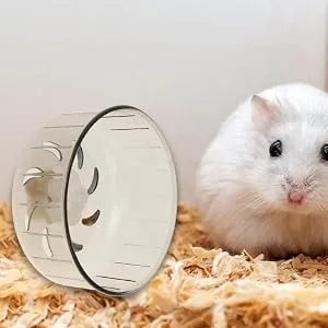Nicoone Hamster Running Wheel 5.1 Inch Hamster Running Spinner Washable Exercise Wheel for Small Hamster Baby Rat Gerbils Dwarf Hamster - Hamster Running Wheel