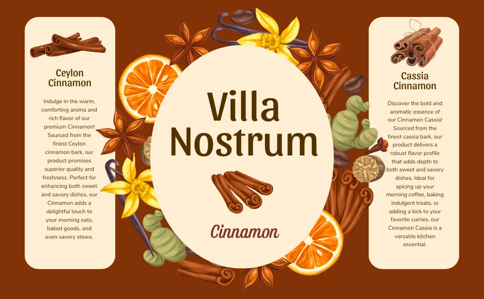Ceylon Cinnamon Sticks (8cm) 250g - Pure Ceylon Cinnamon Quills True Cinnamon by Villa Nostrum - Cinnamon Stiks