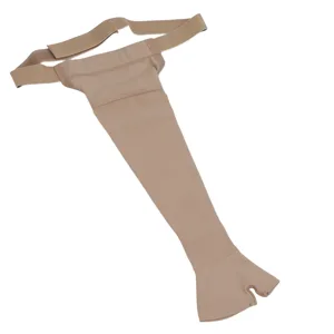 Mastectomy Compression Arm Sleeve Breathable Lymphedema Compression Arm Sleeve Elastic Hook and Loop Polyurethane for Swelling Support L-Right Hand - product information 3