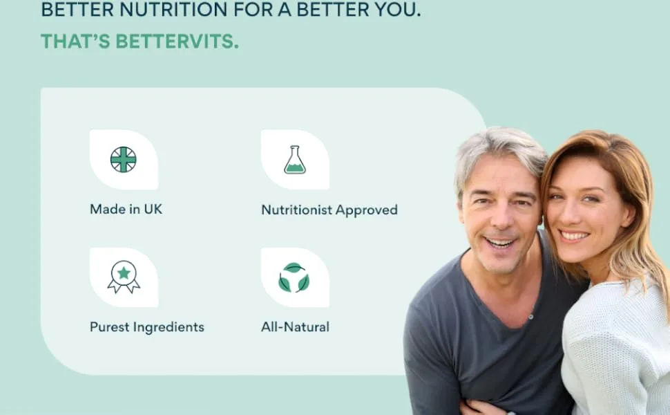 Bettervits Probiotic Complex | 30B CFU | Gut Health | Digestion | Bloating | IBS | with Prebiotic - Better Nutrition for a better you