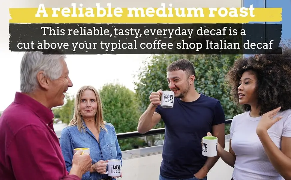 Medium Roast Everyday Italiana Ground Decaf Coffee 500g - Decaf medium roast Coffee