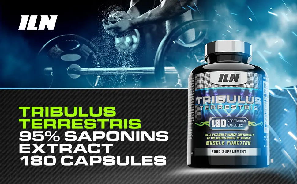 Tribulus Terrestris - Tribulus Terrestris Capsules - 6000mg Tribulus Equivalent per Serving - High Strength 20:1 Extract - 95% Saponins (180 Vegetarian Capsules) - tribulus terrestris