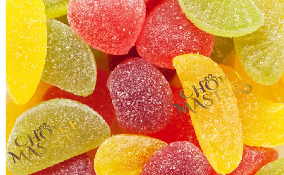 Mixed Fruit Selection Candies Jar Fruit Candies Gift1 X 966g Sweet Gift - Mixed Fruit Selection Candies Jar Fruit Candies Gift Christmas Sweet Gift