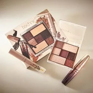 Technic 3Pc Chocolate Truffle Eye Make Up Gift Set - Lash & Brow Serum 7 Shade Eyeshadow Palette & Epic Lash Mascara - Vegan and Cruelty Free - product information 5