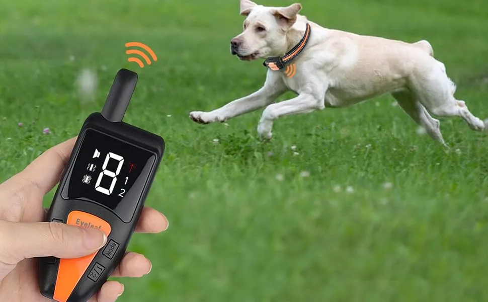 Dog Training Collar Training Dog Collar Dog Remote training collar Beep Vibrations Training Modes Remote Control 1000ft Remote Range Suitable for All Dogs - Dog training collar