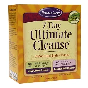 Nature's Secret 7-Day Ultimate Cleanse 2-Part Total-Body Cleanse - 7 day ultimate cleanse