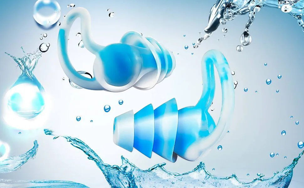 Ear Plugs for Sleeping Noise Cancelling Reusable Soft Silicone Earplugs for Sleeping Snoring Work & Studying Traveling Swimming Blue - Ear Plugs for Sleeping
