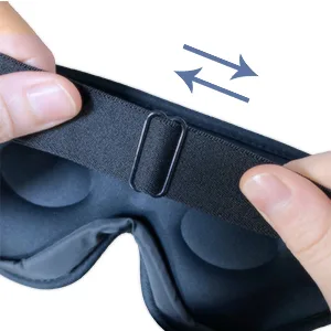 WellSync Heated Eye Mask for Dry Eyes - Warm Compress for Chalazion Blepharitis Stye w Smart Temperature & Timer Control - 3D Eye Mask for Sleeping Relief Eye Strain Migraine Puffy Grey - adjustable strap