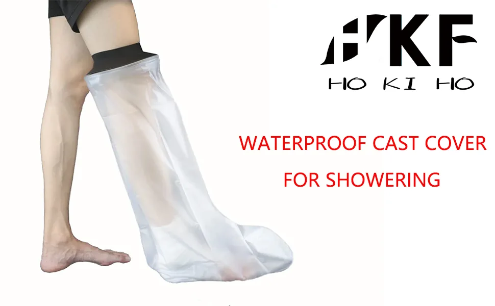Adult Half Leg Protector Waterproof Plaster Protector and Bandage Protector Used for Shower/Swimming - Platre Half Leg Protector