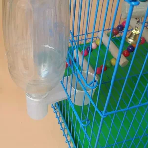 10PCS Bird Water Drinker Cup Plastic Soda Pop Water Bottle Bird Drinker Feeder Cup Chicken Pigeons Feeder Trough Feeding Accessories - product information 7
