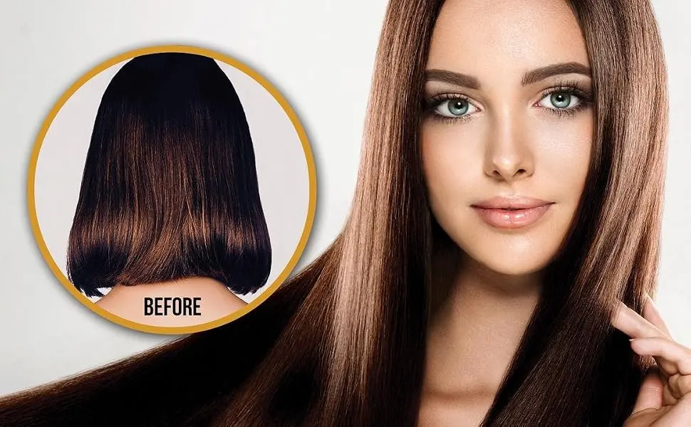 Difeel Pro-Growth Biotin Hair Mask 355 ml. - Before & After