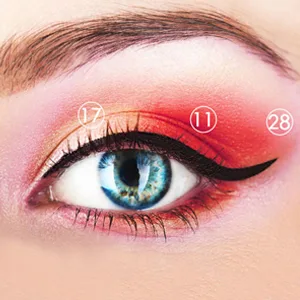 35 Color Studio Eye Shadow Palette Makeup Palette Perfectly combinable color shades Matt Luminous and shimmering textures For seductive eyes # 02 - 35 color eyeshadow makeup