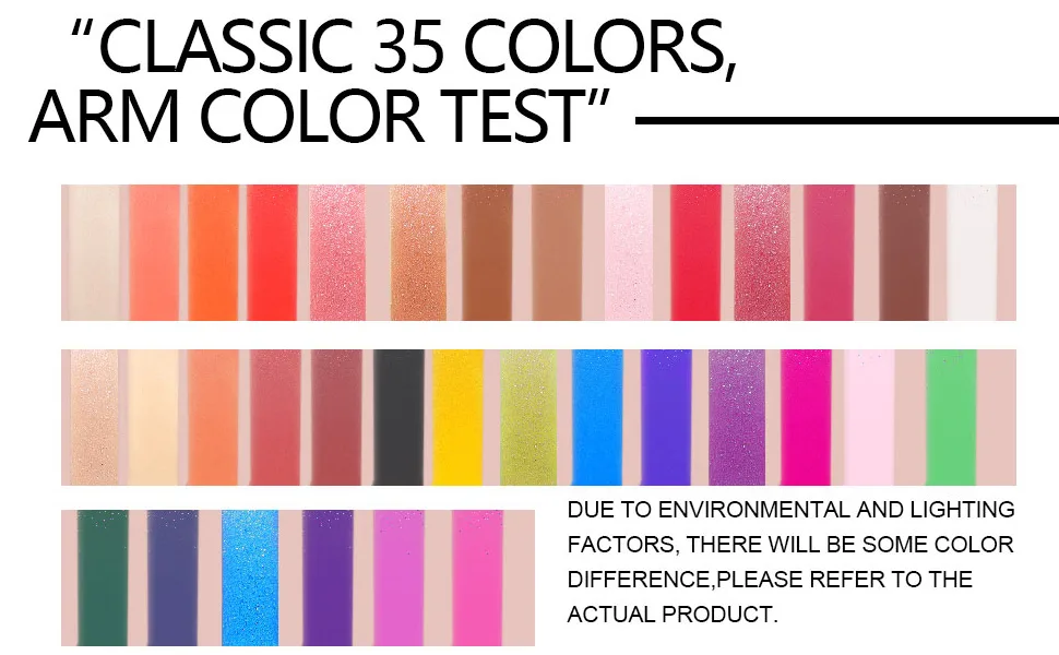 35 Color Studio Eye Shadow Palette Makeup Palette Perfectly combinable color shades Matt Luminous and shimmering textures For seductive eyes # 02 - Pigment Eye Shadow