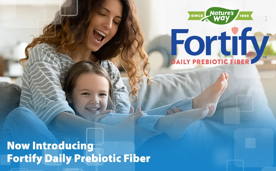 Nature's Way Fortify Daily Prebiotic Fiber Powdered Drink Mix Raspberry Lemonade 5.11 oz (145 g) - Fortify Prebiotics