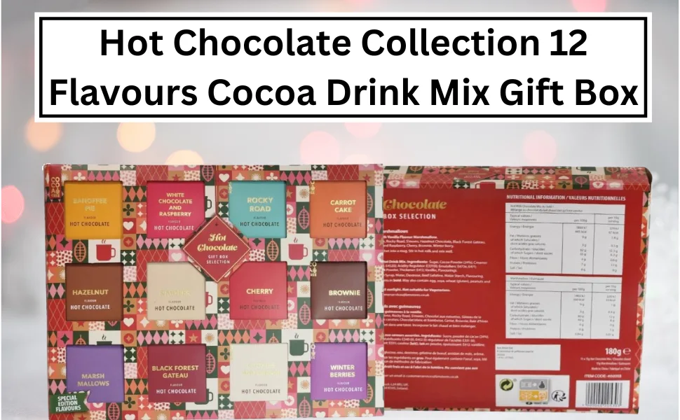 Ultimate Hot Chocolate Gift Box: A Flavorful Journey Through Winter Bliss - Hot chocolate gift set Cocoa drink mix flavors 12 marshmallow Christmas Festive Cozy Unique gift