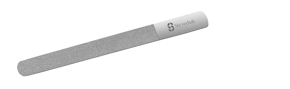 8" Nail File Diamond Deb/Dust Coated Coarse/Rough Toenail Files - Rough and Fine Sided Nail Files Podiatry Manicure Autoclavable (6") - product information 3