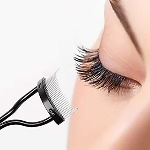 Eyelash Comb Lashes Curler EBANKU 7Pcs Eyebrow Brush Comb Eyelashes Separator Tool Double Ended Professional Eye Brow Spoolie Brush for Makeup Grooming 7 Picecs - product information 3