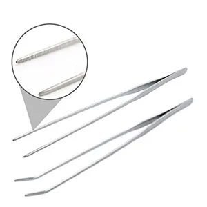 capetsma Aquascaping Tools Long Stainless Steel Aquarium Plant Tools Aquarium Tweezers Scissors Spatula Tool Set Bonsai Kit Algae Scraper Aquarium Cleaning Set for Aquarium Starter Kit Silver - aquarium tools tweezers