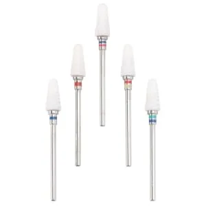 FOMIYES Manicure Pedicure Tools 5pcs Nail Polishing Accessories Ceramics Drill Gravel Nail Bit Remove Gel - product information 4