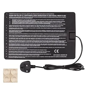 AIICIOO Lizard Vivarium Tank Warmer - 16W Heated Mats Terrarium Aquarium Heating Mat for Reptiles - heating pad